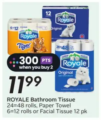 Sobeys ROYALE Bathroom Tissue offer