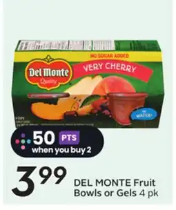 Sobeys DEL MONTE Fruit Bowls or Gels offer