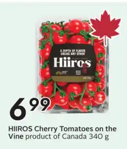 Sobeys Cherry Tomatoes on the Vine offer