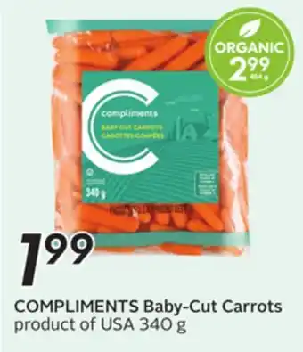Sobeys COMPLIMENTS Baby-Cut Carrots offer