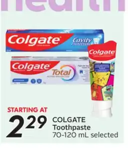 Sobeys Toothpaste offer