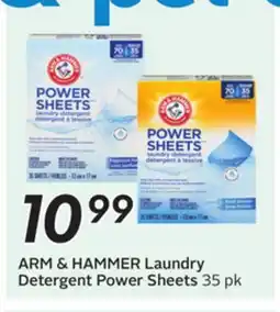Sobeys Laundry Detergent Power Sheets offer