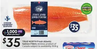 Sobeys TRUE NORTH Fresh Atlantic Salmon Fillets offer