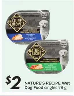 Sobeys NATURE'S RECIPE Wet Dog Food offer