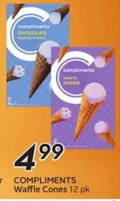Sobeys COMPLIMENTS Waffle Cones offer