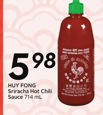 Sobeys HUY FONG Sriracha Hot Chili Sauce offer