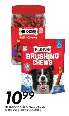 Sobeys MILK-BONE Soft & Chewy Treats or Brushing Chews offer