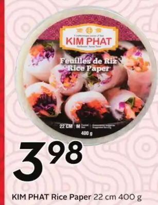 Sobeys Rice Paper offer