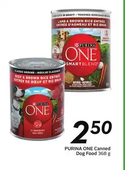 Sobeys PURINA ONE Canned Dog Food offer