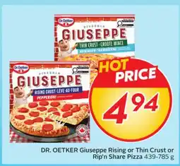 Sobeys DR. OETKER Giuseppe Rising or Thin Crust or Rip'n Share Pizza offer