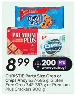 Sobeys Party Size Oreo or Chips Ahoy offer