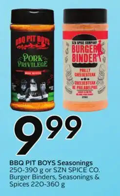 Sobeys BBQ PIT BOYS Seasonings offer