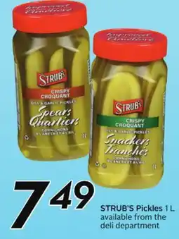 Sobeys STRUB'S Pickles offer