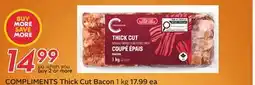Sobeys COMPLIMENTS Thick Cut Bacon offer