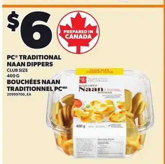 Independent Grocer PC TRADITIONAL NAAN DIPPERS offer