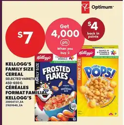Independent Grocer KELLOGG'S FAMILY SIZE CEREAL offer