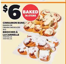Independent Grocer CINNAMON BUNS, 10'S offer