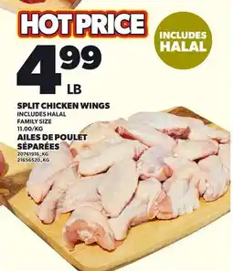 Independent Grocer SPLIT CHICKEN WINGS offer