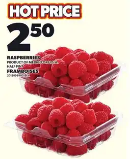 Independent Grocer RASPBERRIES, HALF PINT offer