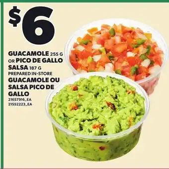 Independent Grocer GUACAMOLE, 255 G OR PICO DE GALLO SALSA, 187 G offer
