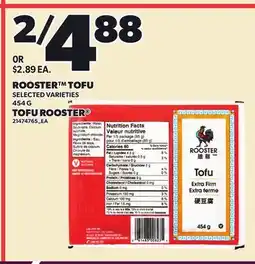 Independent Grocer ROOSTER TOFU offer