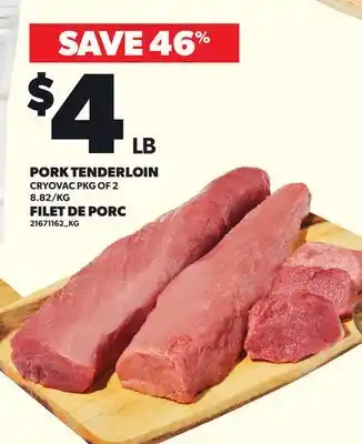 Independent Grocer PORK TENDERLOIN offer