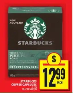 Food Basics STARBUCKS COFFEE CAPSULES, 8 - 10'S offer