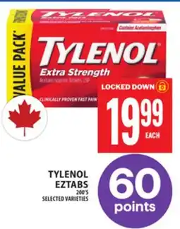 Food Basics TYLENOL EZTABS offer