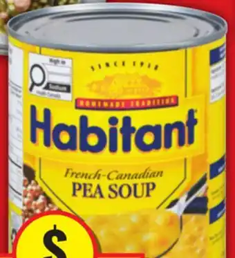 Food Basics HABITANT, CAMPBELL'S CHUNKY OR READY TO SERVE SOUP offer