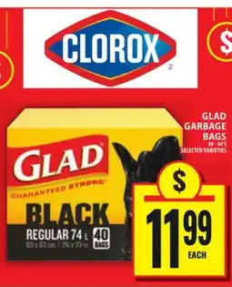 Food Basics GLAD GARBAGE BAGS offer