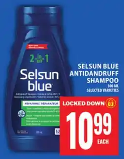 Food Basics SELSUN BLUE ANTIDANDRUFF SHAMPOO offer