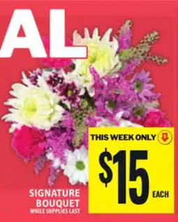 Food Basics SIGNATURE BOUQUET offer
