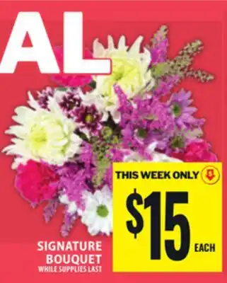 Food Basics SIGNATURE BOUQUET offer