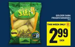 Food Basics GOLDEN SABA FROZEN BANANAS offer