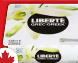 Food Basics LIBERTÉ GREEK YOGURT offer
