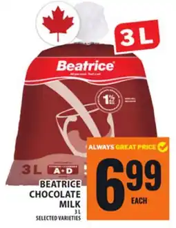 Food Basics BEATRICE CHOCOLATE MILK offer