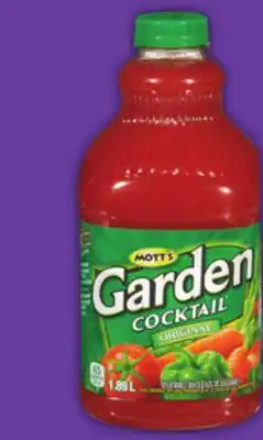 Food Basics MOTT'S GARDEN COCKTAIL offer