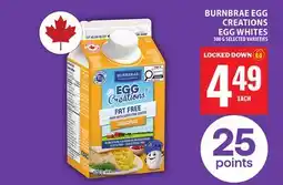 Food Basics BURNBRAE EGG CREATIONS EGG WHITES offer