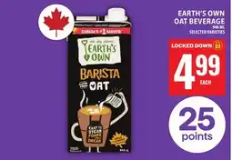 Food Basics EARTH'S OWN OAT BEVERAGE offer