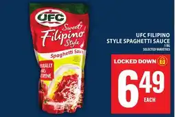 Food Basics UFC FILIPINO STYLE SPAGHETTI SAUCE offer