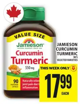 Food Basics JAMIESON CURCUMIN TURMERIC offer