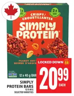 Food Basics SIMPLY PROTEIN BARS offer