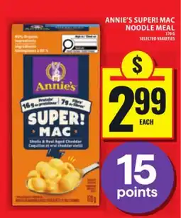 Food Basics ANNIE'S SUPER! MAC NOODLE MEAL offer