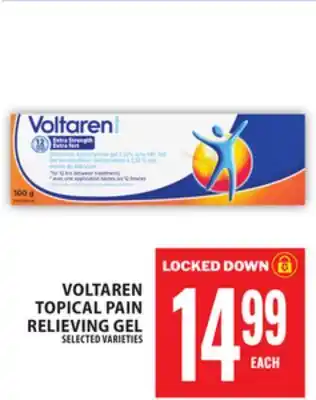 Food Basics VOLTAREN TOPICAL PAIN RELIEVING GEL offer