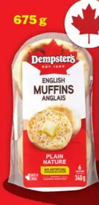 Food Basics Dempster's English Muffins offer