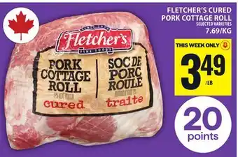 Food Basics FLETCHER'S CURED PORK COTTAGE ROLL offer