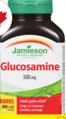 Food Basics JAMIESON VITAMIN E, GLUCOSAMINE offer