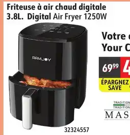 Sushi Shop MASSIMO Digital Air Fryer 1250W offer