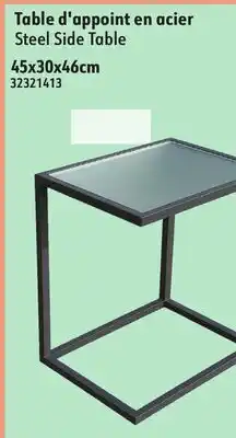 Sushi Shop Steel Side Table offer