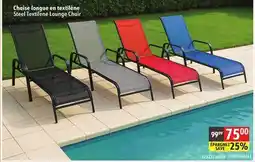 Sushi Shop Steel Textilene Lounge Chair offer